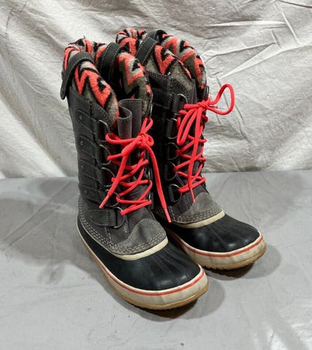 Sorel Joan of Arctic Knit II Insulated Waterproof Winter Boots US 8 EU 39 GREAT