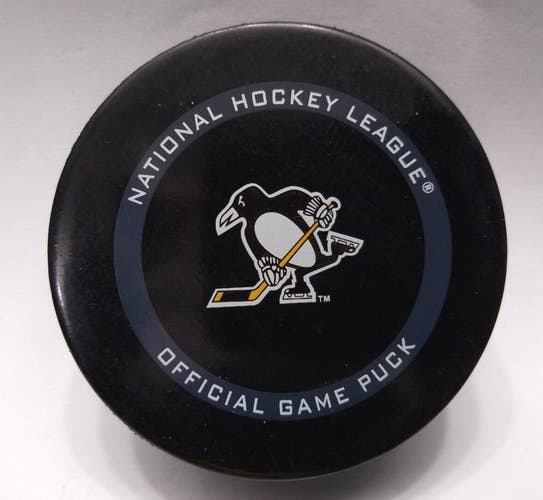 Pittsburgh Penguins 2021 Stanley Cup Playoffs NHL Game Puck COLOR CHANGING SEE!