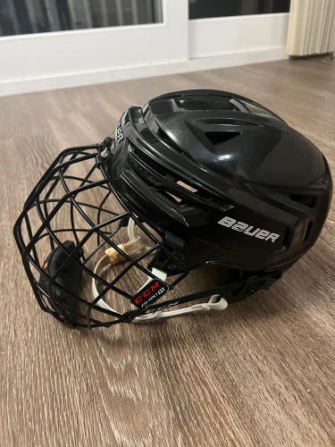 Used Medium Bauer Re-Akt Helmet with CCM FM780 M cage
