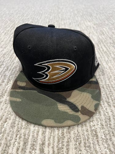 Anaheim Ducks Camo SnapBack Hat