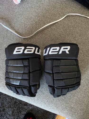 Pro Stock Columbus Blue Jackets Reverse Retro Bauer Kane Specs short cuff Pro Series Gloves