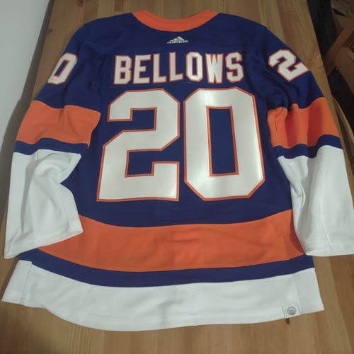 NWOT Authentic Kieffer Bellows Adidas New York Islanders Home Jersey Size 44