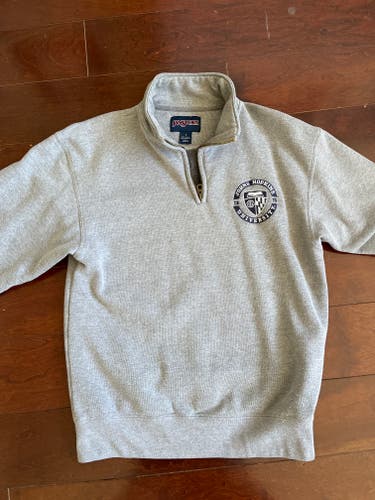 Gray Johns hopkins Men's small 1/4 zip