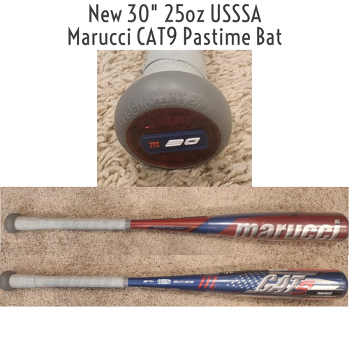 New USSSA 2022 Marucci CAT 9 Pastime Bat (-5) 25 oz 30"