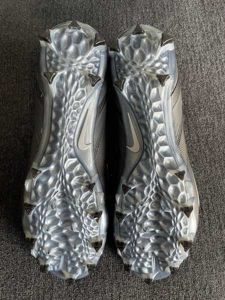Nike Alpha Huarache 8 Elite Black/White Lacrosse Cleats Size 13