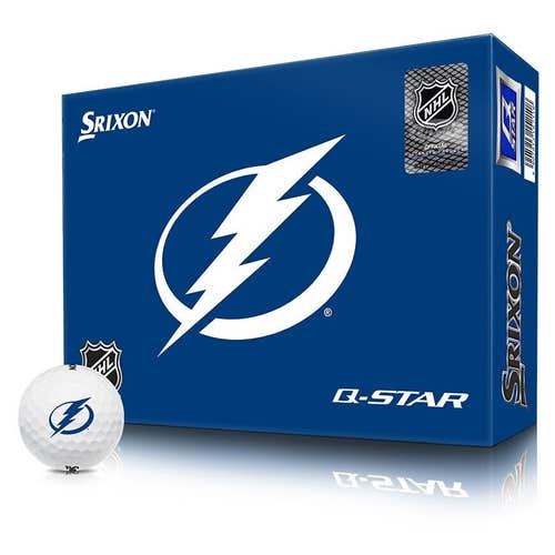 Srixon Q-Star NHL Tampa Bay Lightning Golf Balls - 6 Dozen Pack
