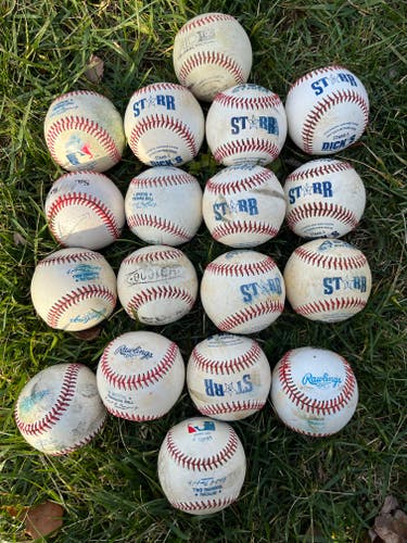 Used Starr 5 / Training Baseballs 18 Pack - Very Good Condition