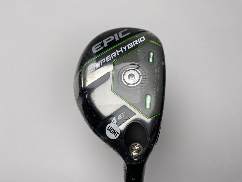 Callaway EPIC Super 4 Hybrid 21* AeroTech Steelfiber fc65 F2 Senior RH NEW