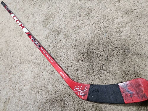 SHAWN HORCOFF 15'16 Signed Anaheim Ducks NHL Game Used Hockey Stick COA