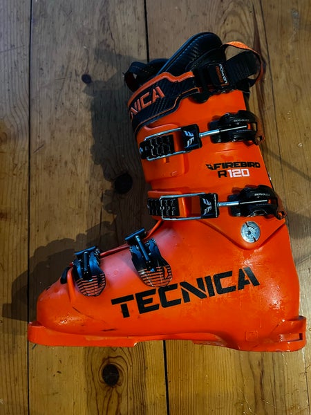 Men's Used Tecnica Racing Firebird R 120 Ski Boots Stiff Flex 