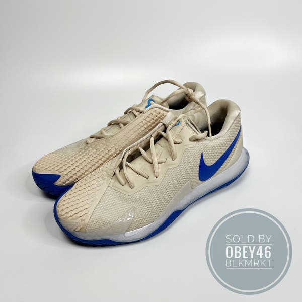 Nike Court Zoom Vapor Cage 4 Rafa Sanddrift Tennis Shoe 11.5
