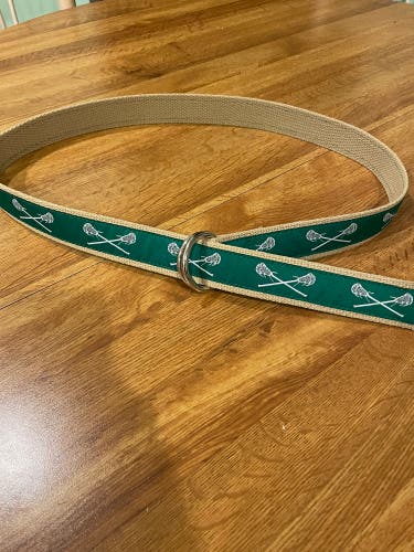 D-ring belt With Lacrosse Sticks