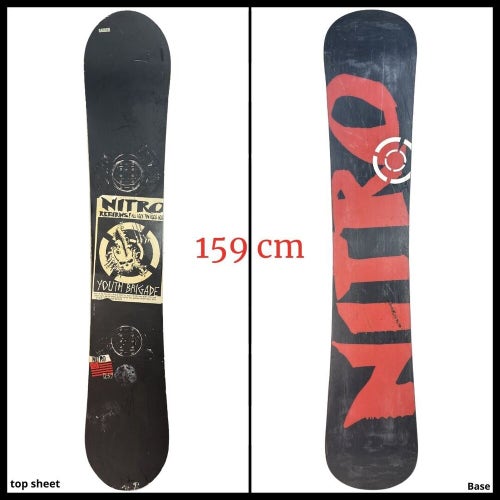 #1346 Nitro T1 Mens Snowboard Size 159 cm