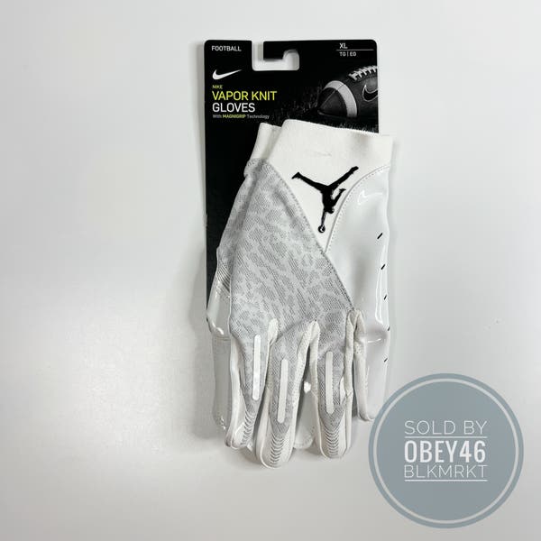 Nike Jordan Vapor Knit 4.0 Football Gloves White | SidelineSwap