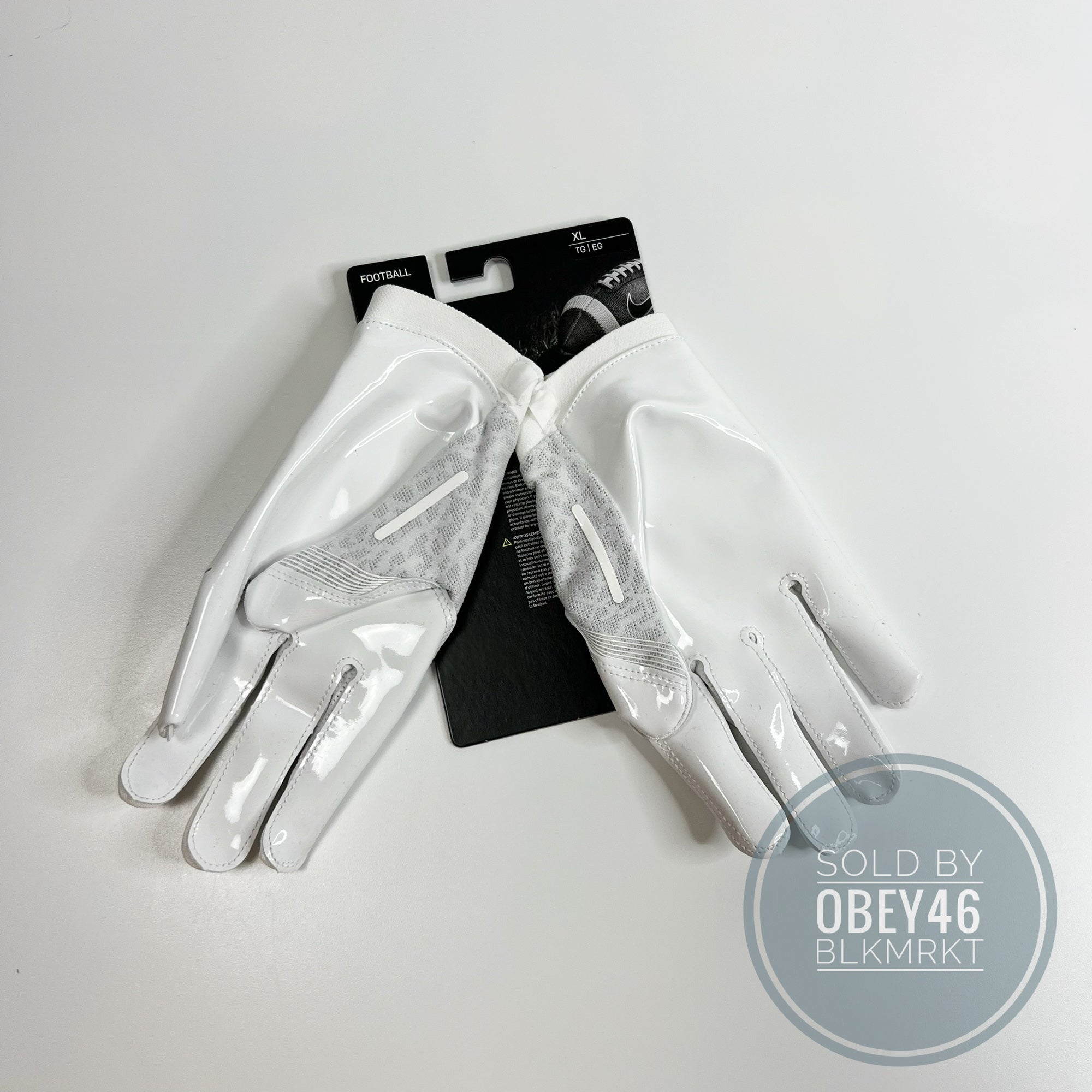 れ*れ様 JORDAN VAPOR KNIT 4.0 GLOVE M Nike Jordan Vapor Knit 4.0 Football Gloves White | SidelineSwap