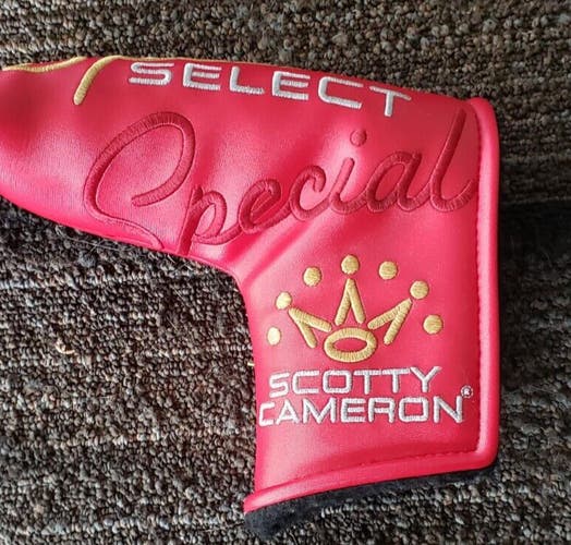 EXCELL TITLEIST SCOTTY CAMERON RED SELECT SPECIAL PUTTER COVER ANSER OR BLADE