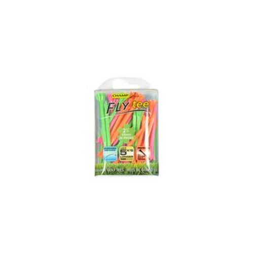 Champ Fly Tee (2 3/4", Neon Mix, 30 pack) Performance Golf Tee NEW