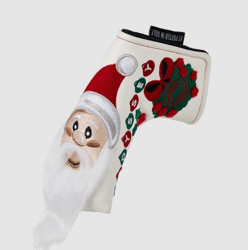 Odyssey Santa Claus Blade Putter Headcover (White/Red/Green) RARE NEW