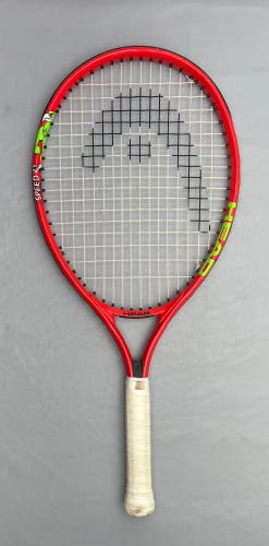 HEAD Speed Kids Tennis Racquet - Beginners Pre-Strung Head Light 21 Inch, Red