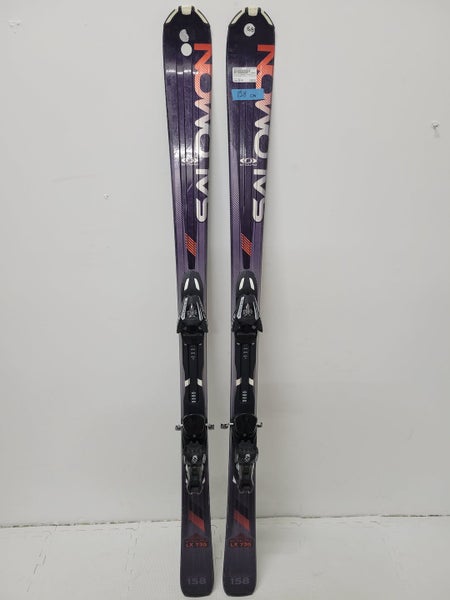 Used Salomon Enduro Lx730 W L10 Bindings 158 Cm Men's Downhill Ski Combo