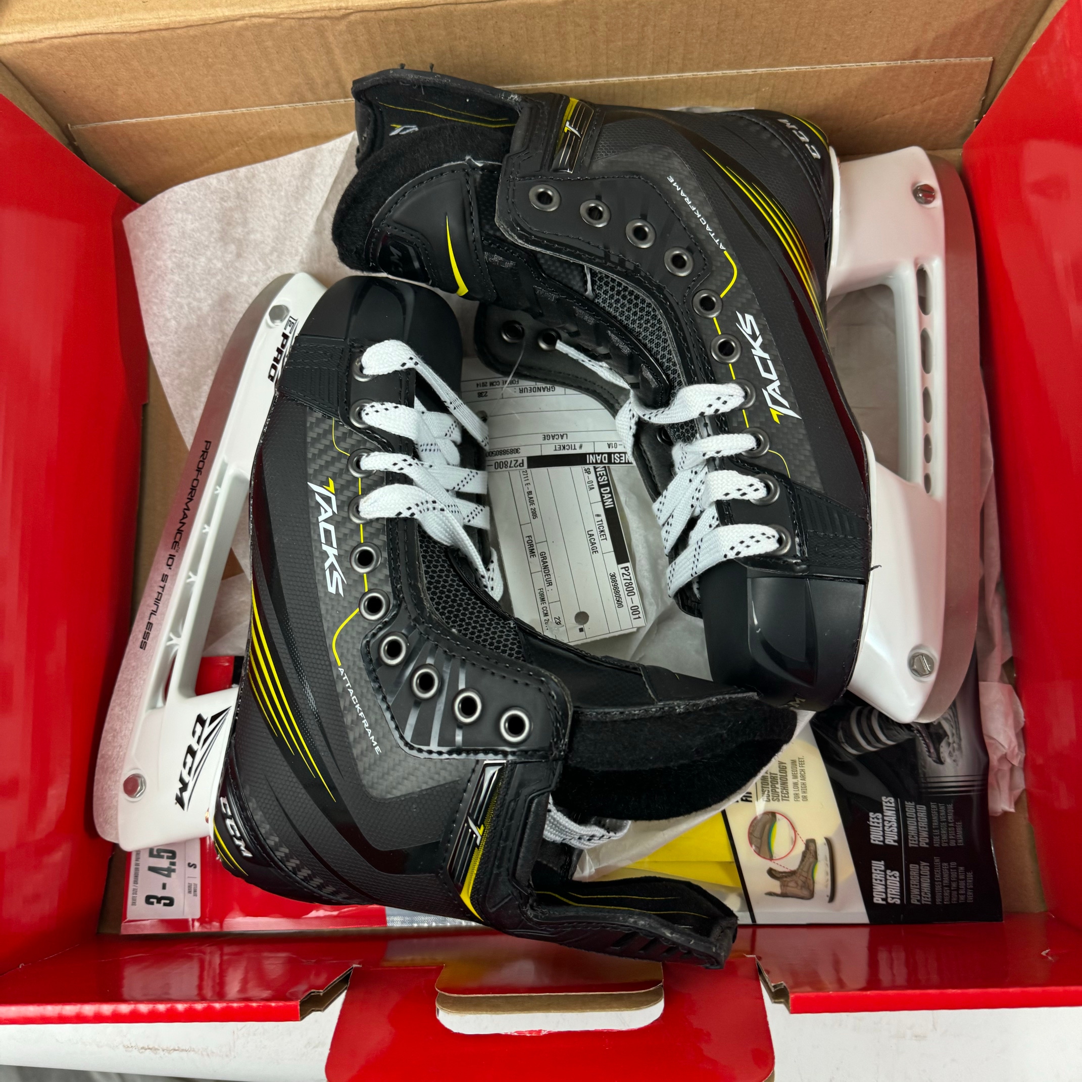 Brand New CCM Tacks Skates | Size 4.5 D | Cameranesi | CCM151