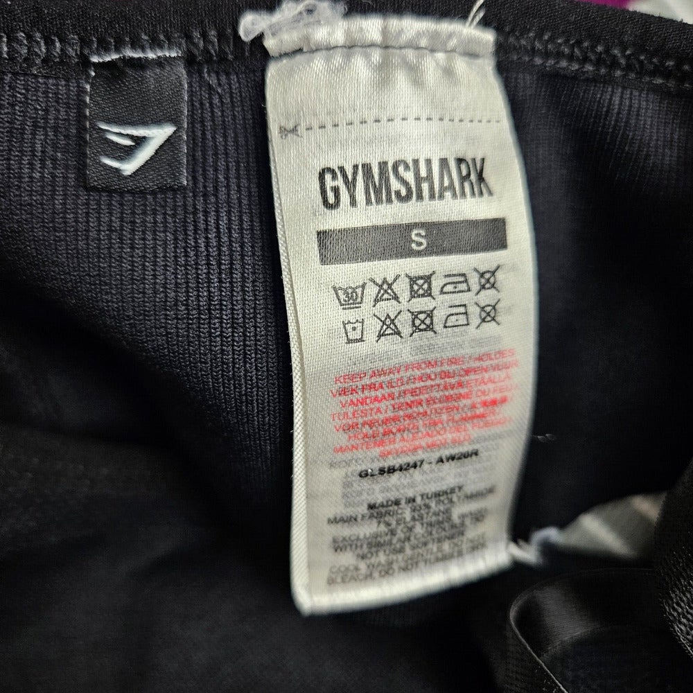 Gymshark Flex Strappy Sports Bra - Black/Charcoal