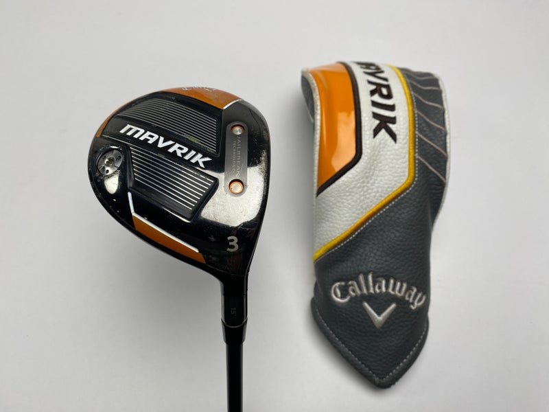 Callaway Mavrik 3 Fairway Wood 15* UST Mamiya Helium 5F3 Regular Graphite RH