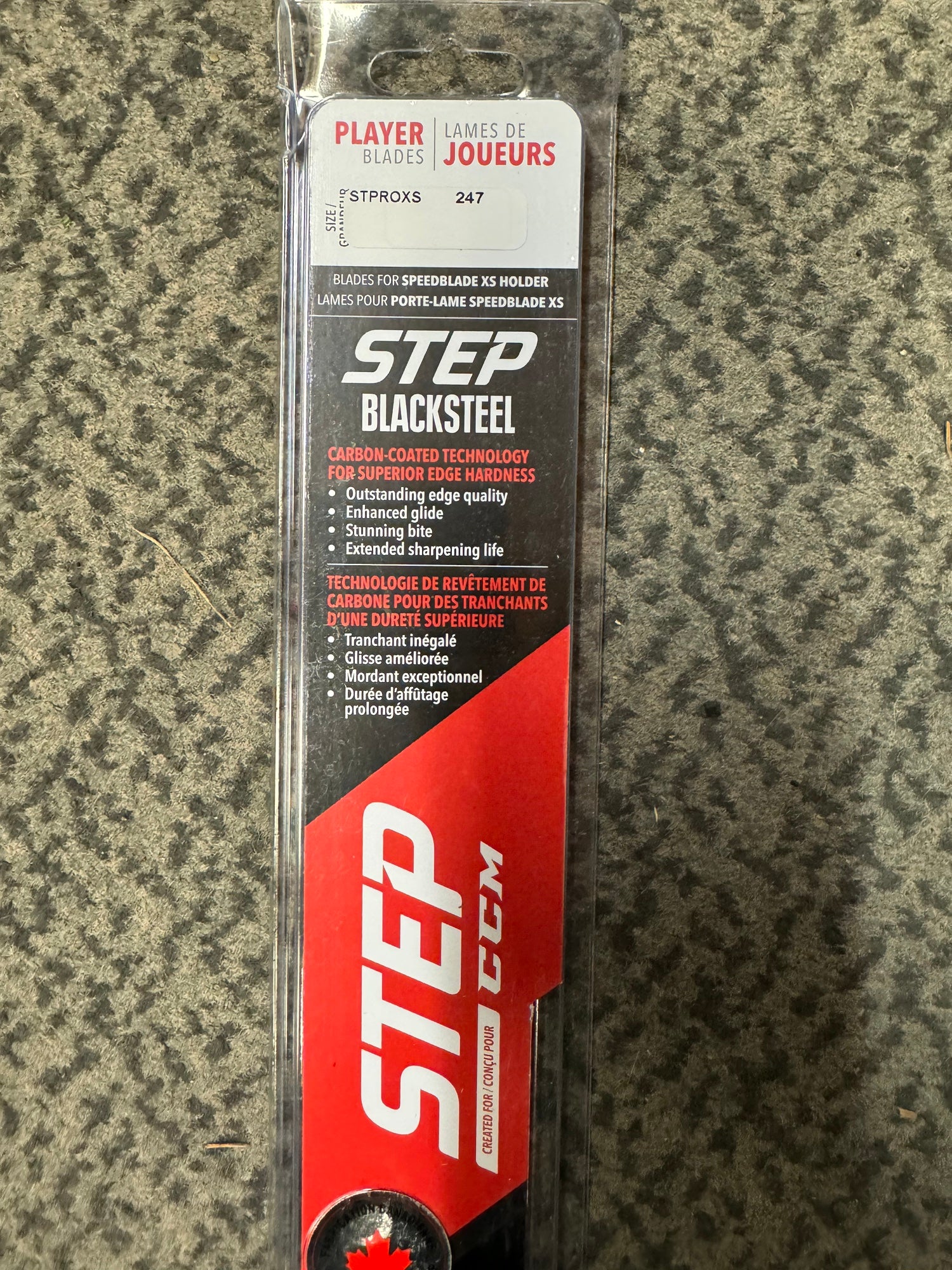 Step Blacksteel STPROXS 247 (for CCM XS holder) blades 