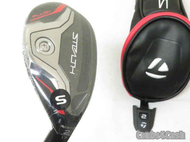 TaylorMade STEALTH PLUS Rescue 17° 2H Hybrid HZRDUS Smoke Red RDX 80g 6.0  NEW