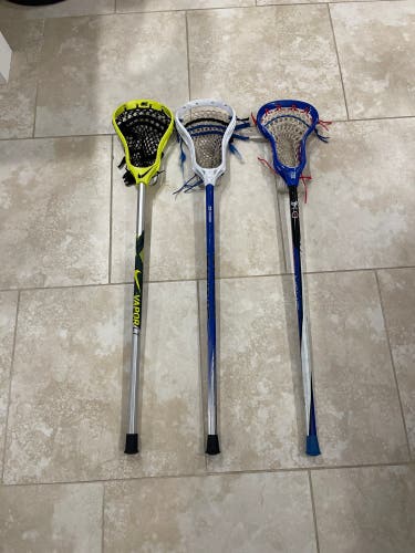 Used Lacrosse Sticks (3 PACK) *read Description*