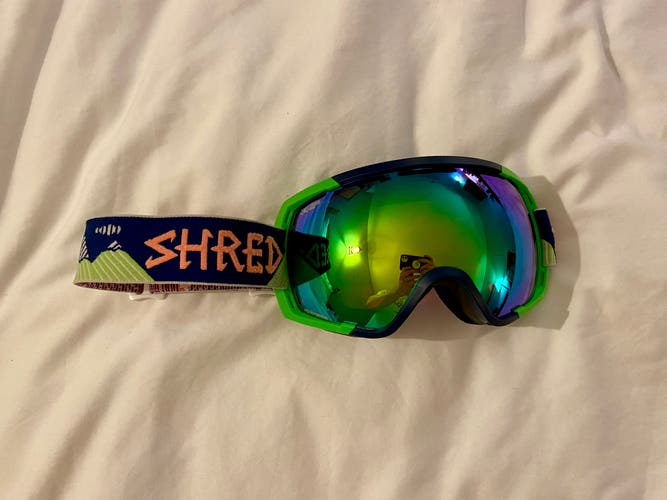 Used Shred Smartefy Reflective Ski Goggles