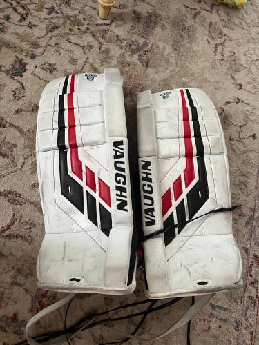 Used 24" Vaughn Goalie Leg Pads