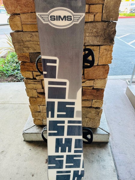 Used Sims Nexus 157cm Snowboard W Burton Freestyle Bindings