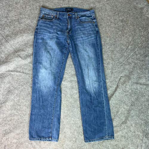 Lucky Brand Mens Jeans 34x32 Denim Pant Blue Straight Casual Measures 34x30 221