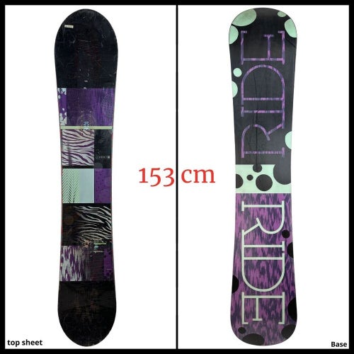 #1356 Ride Compact Womens Snowboard Size 153 cm