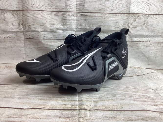 Nike Men's Alpha Menace Pro 3 Football Cleats Size 12 Black CT6649-010