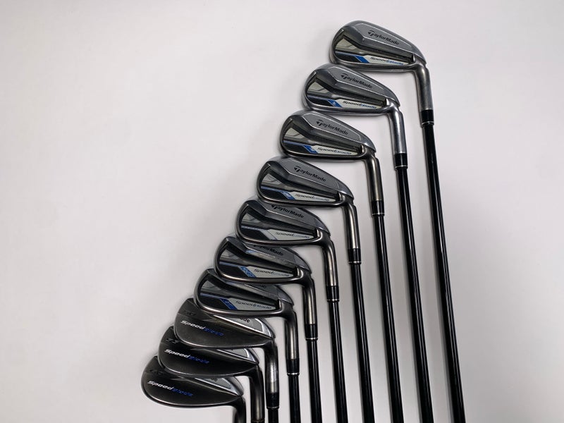 Taylormade Speedblade Iron Set 4-PW+AW+SW+LW VeloxT 65g Regular Graphite Mens RH