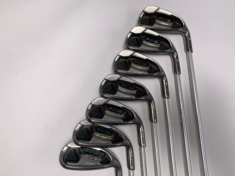 Ping G20 Iron Set 6-PW+UW+SW Gold Dot 4* Flat ULT200 Ladies