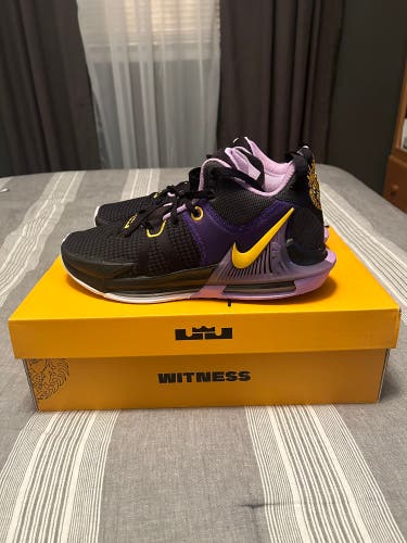 Used Nike Lebron Witness VII Black/Gold/Purple