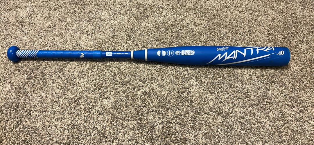 Used Rawlings Mantra Bat (-10) 22 oz 32"