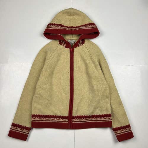 Vintage Royal Robbins 100% Shetland Wool Zip Up Hoodie Women's Medium