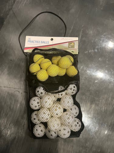 Practice Golf Ball Set (Whiffle and Styrofoam)