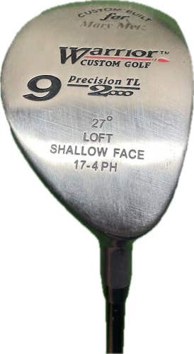 Ladies Warrior Custom Golf Precision TL 2000 27° 9 Wood Graphite Shaft 39”L