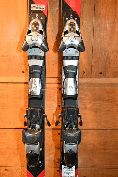 used ELAN SLX Slalom 155 cm World Cup SL race Skis with FREEFLEX