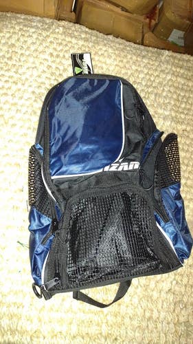 Vizari Solano Soccer Backpack With Ball Compartment | Navy One Size | LIQ-VZAC30144-STD