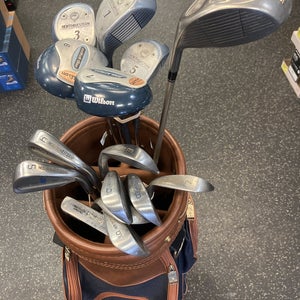 Used Mixed Nancy Lopez Full Set 15 Piece Regular Flex Steel Shaft Women's Package Sets