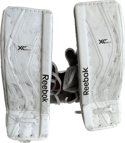 Used Reebok Xlt Leg Guards 30" Ice Hockey Goalie Leg Pads