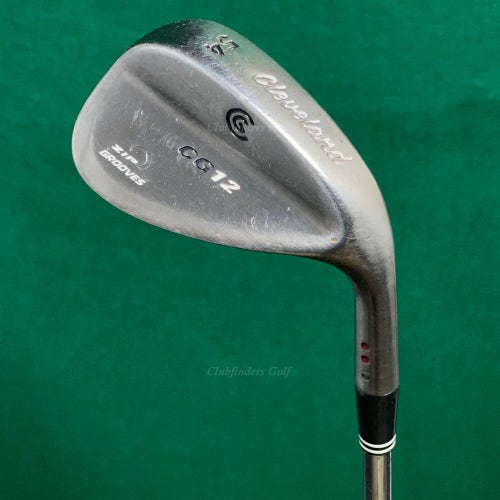 Cleveland CG12 Black Pearl 54-12 54° Sand Wedge Traction Steel Wedge Flex