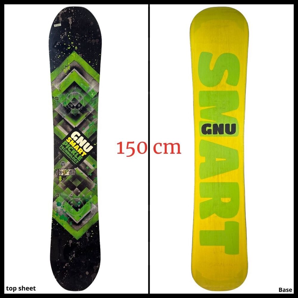 1369 Gnu Smart Pickle PBTX Mens Snowboard Size 150 cm | SidelineSwap