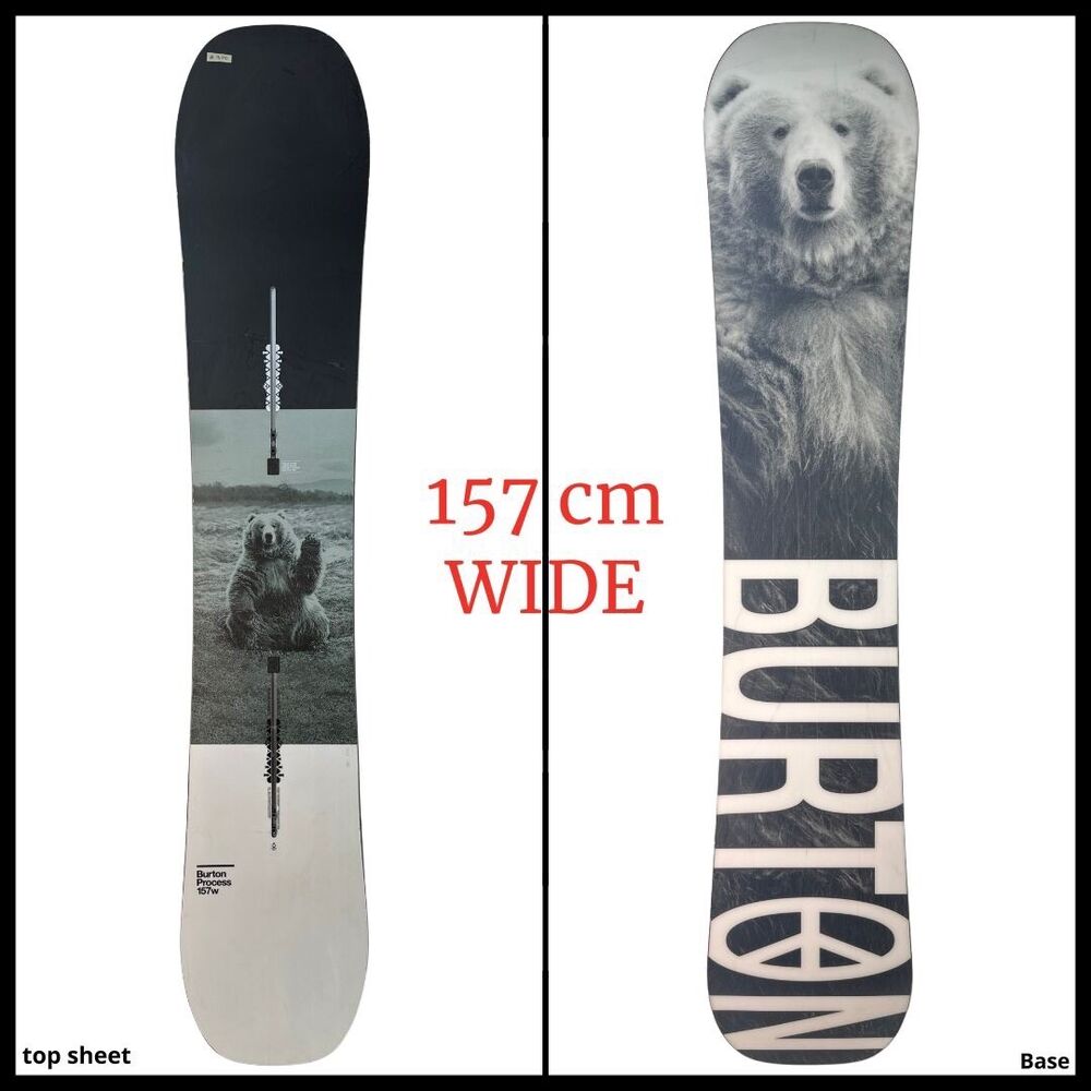 1370 Burton Process PurePop Camber Mens Snowboard Size 157